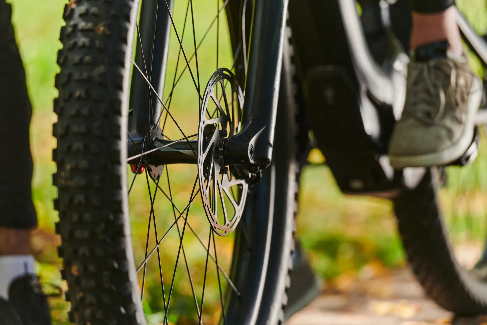 Brake pads and rotor close-up, neutral surface ready for private-label branding
