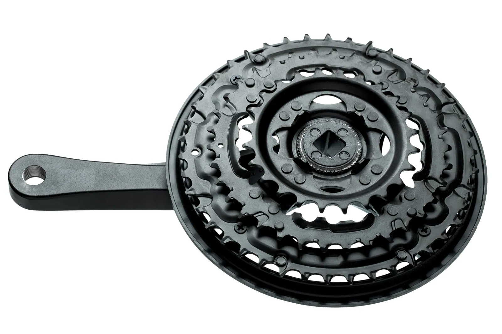 Chain and cassette pair close-up, neutral surface ready for private-label branding