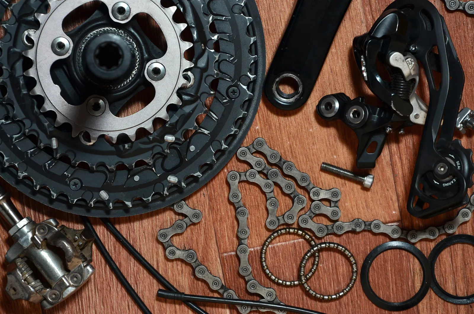 Drivetrain component close-up, neutral surface ready for private-label branding